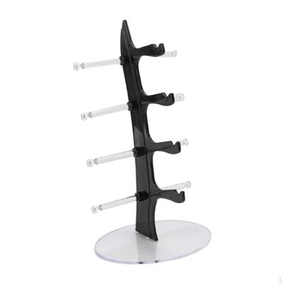Eyeglass Holder, Display Stand, Stable Base, Lightweight, for 4 Pairs of Glasses,