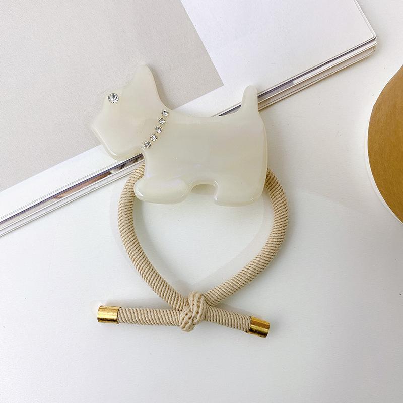 Acetic acid head rope Dog series cute hair ring Korean version rubber band hair accessories girl simple hair rope rubber band