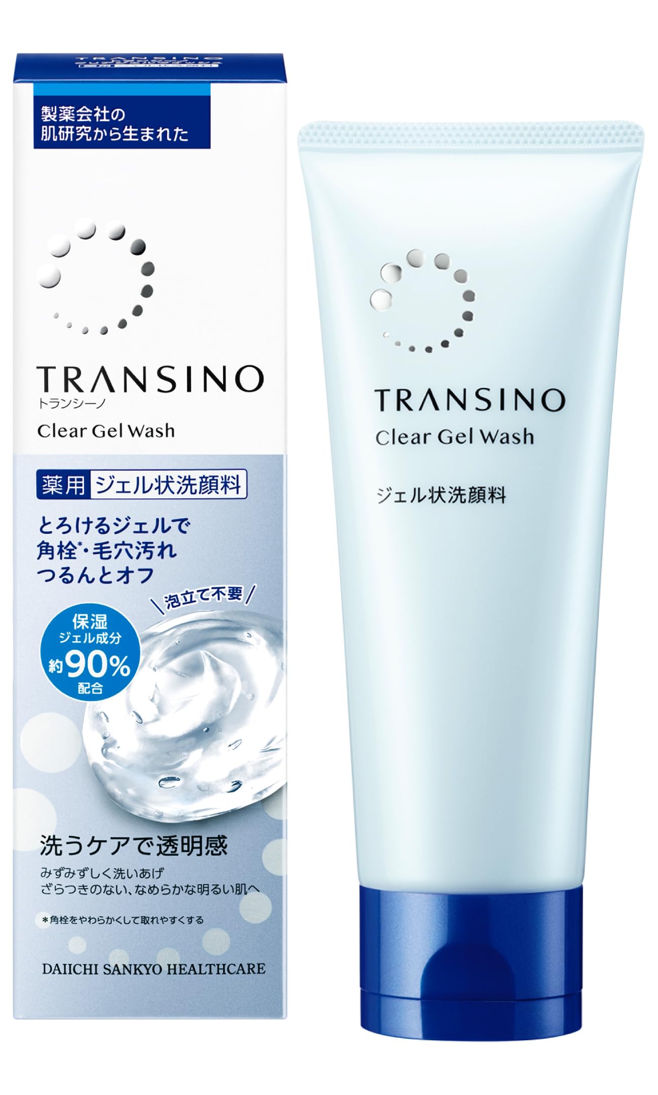 

Transino Medicated Clear Gel Wash 110 г Лечебное очищающее средство для лица Густой гель Содержит витамин С От темных пятен и пор [Квази-лекарство]