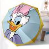 1pc Daisy Duck Automatic Folding Umbrella: Compact 8-rib Design  Outdoor, Casual Accessory,  Durable Canopy