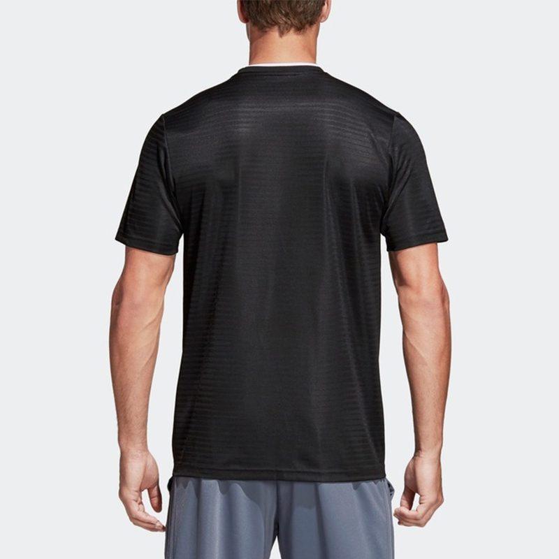adidas Soccer Jerseys Men's Black Moderate Straight Fit CF0679