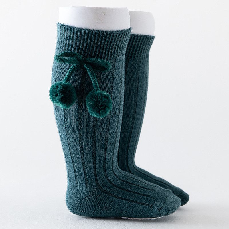 Baby Socks Pom-pom Socks Baby Loose Socks Stockings Cotton Socks Winter