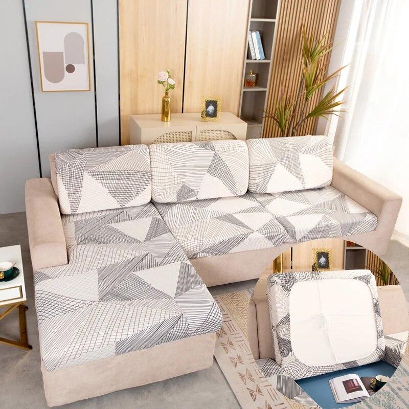Huse extensibile pentru perne de canapea Huse de perne pentru scaune de canapea Protector de mobilier antiderapant de înlocuire pentru perne individuale