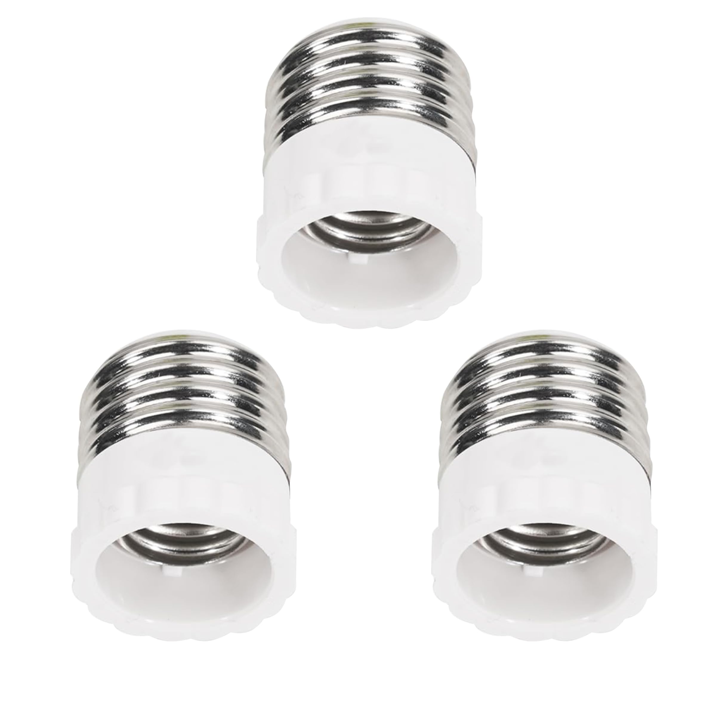 

Aiwode Base Перехідна розетка Перехідник E26 на E17 Перехідна розетка Гніздо лампочки Конструкція не потрібна Легке встановлення Білий з (Набір 3) білий