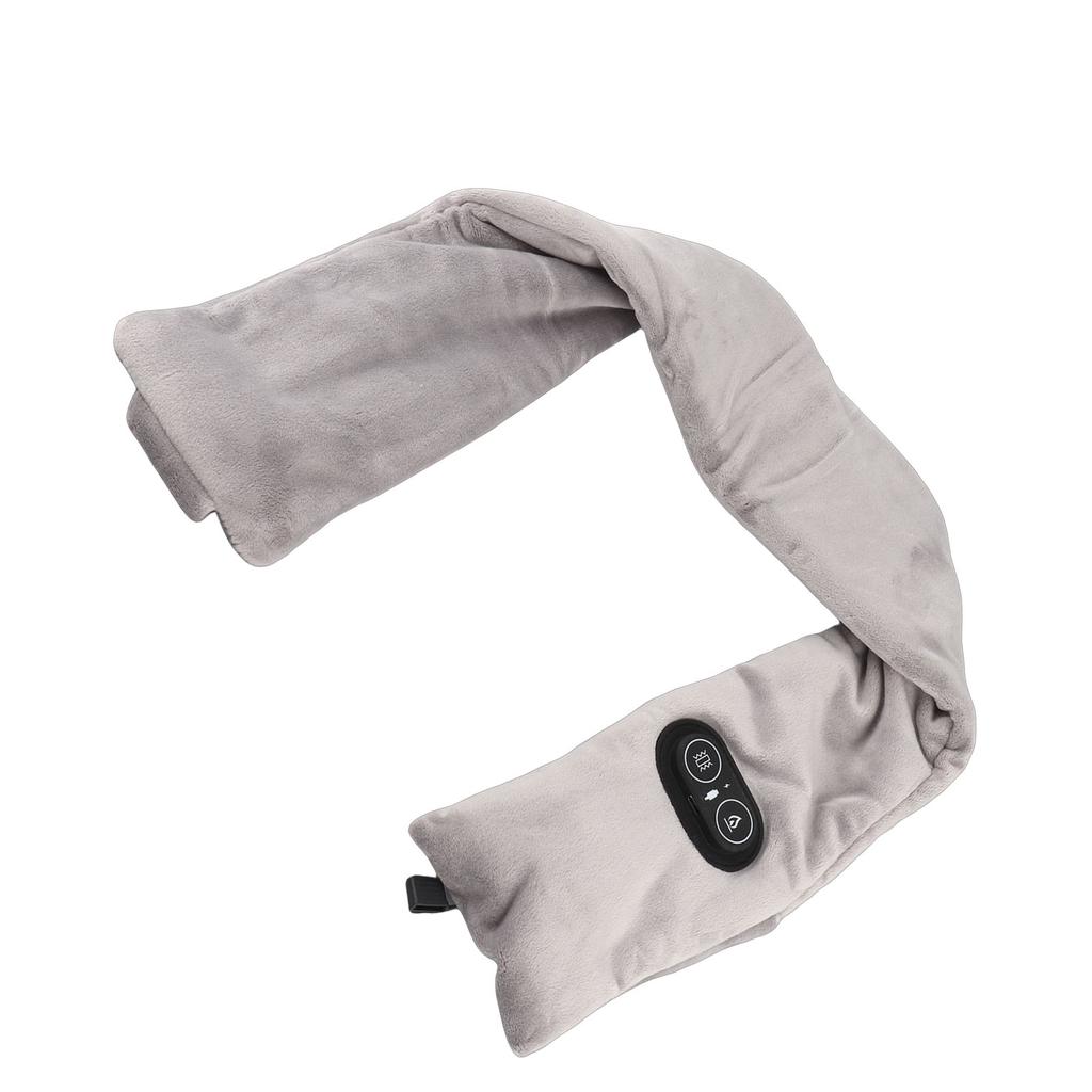 Electric Heated Neck Scarf Vibration Massage Double Sided Velvet Thick Soft Electric Heating Scarf Neck Wrap Heated Neck Wrap