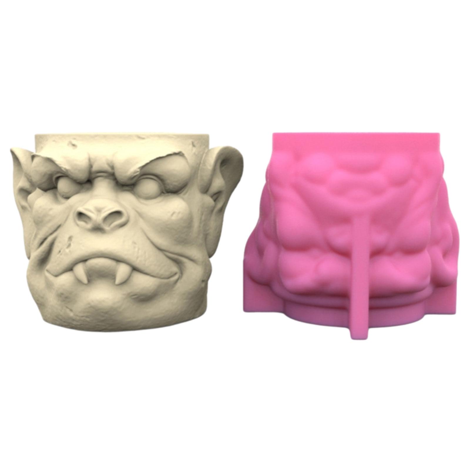 

Цветочные горшки Цементная силиконовая форма 3D Монстр Суккулентный кашпо Формы Смола Форма для хранения ювелирных изделий Эпоксидные формы для литья 559