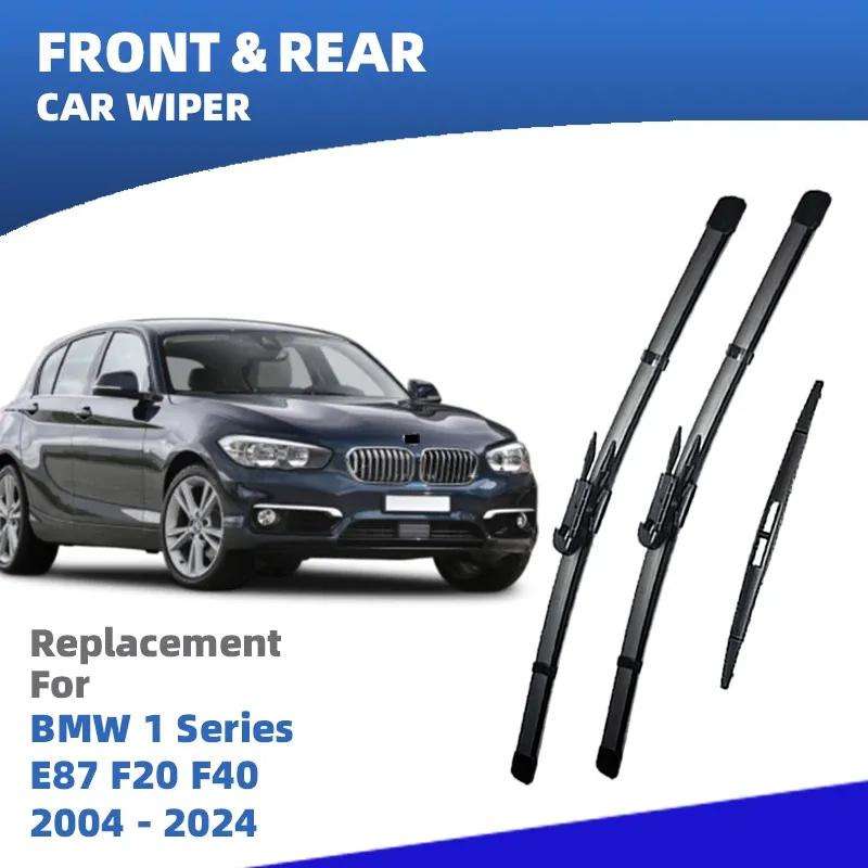 LHD Front Heckscheibenwischerblätter für BMW 1er E87 F20 F40 2004 - 2024 Windschutzscheiben Fensterzubehör 2010 2018 2016