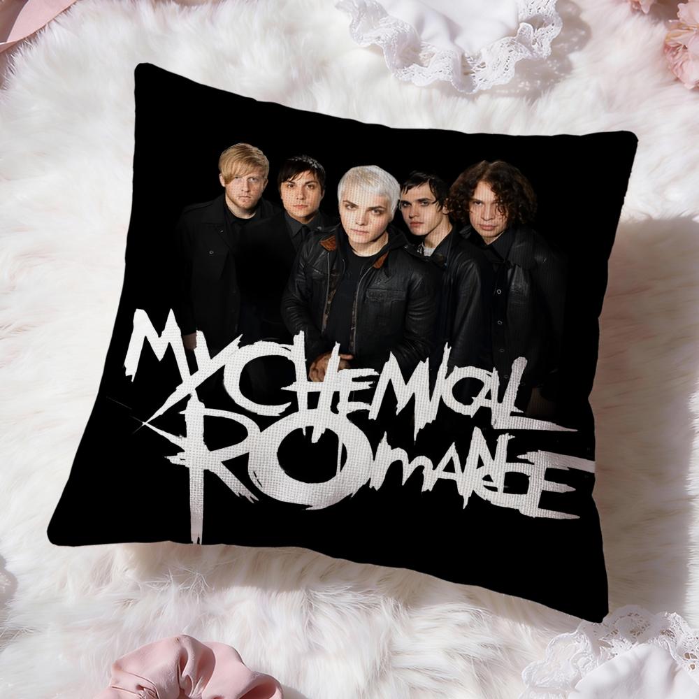My C-Chemical Romance Cushion Cover Premium Comfort Reversible Pillow Cove -Two in One Design for Any Room & Car Interior