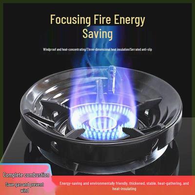 Universal Windproof Gas Stove Energy-Saving Ring with Non-Slip Stand