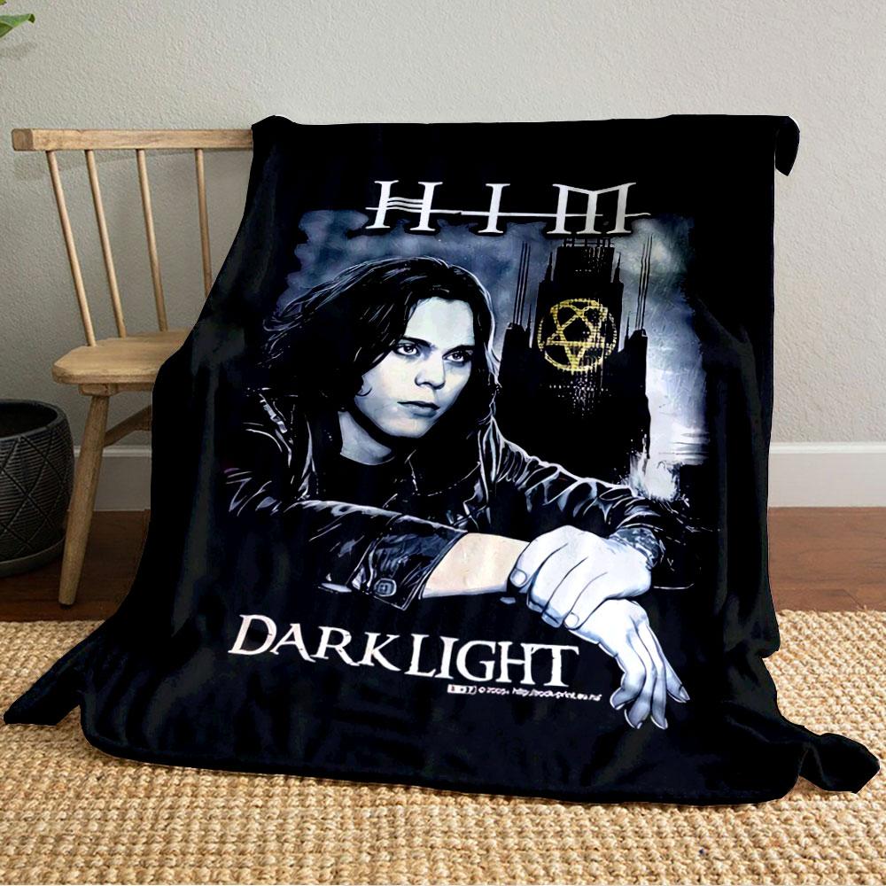 HIM Dark Light Blanket for All Seasons Blanket Lunch Break Throw Gift