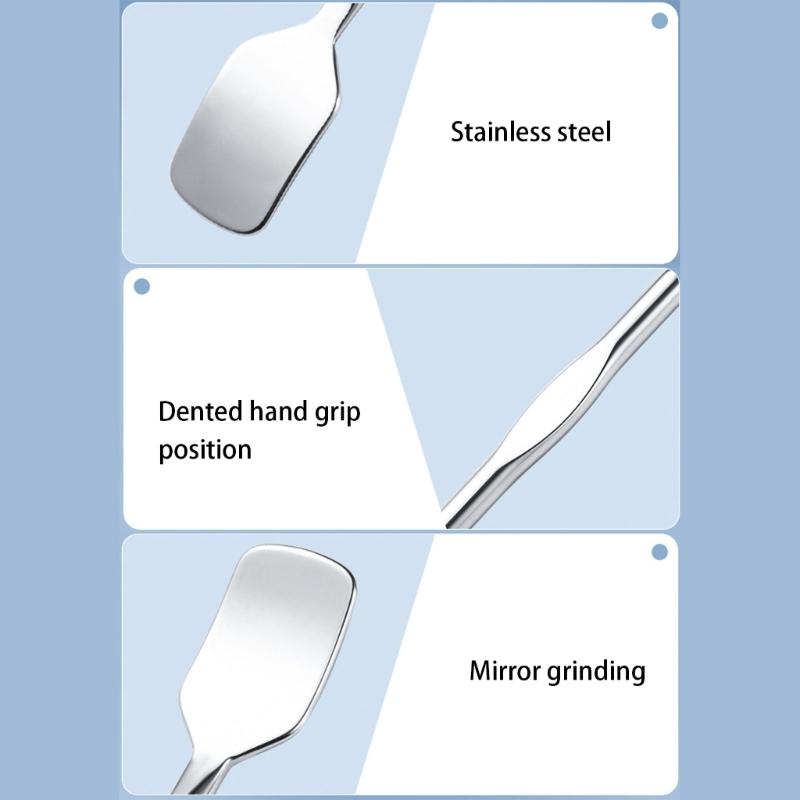 Face Skincare Essential Stainless Steel Blackhead Extractor with Ergonomic Double Head for Different Skin Type