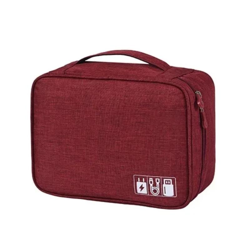 Digital Storage Bags Organizer USB Gadgets Cables Wires Charger Power Battery Zipper Cosmetic Case