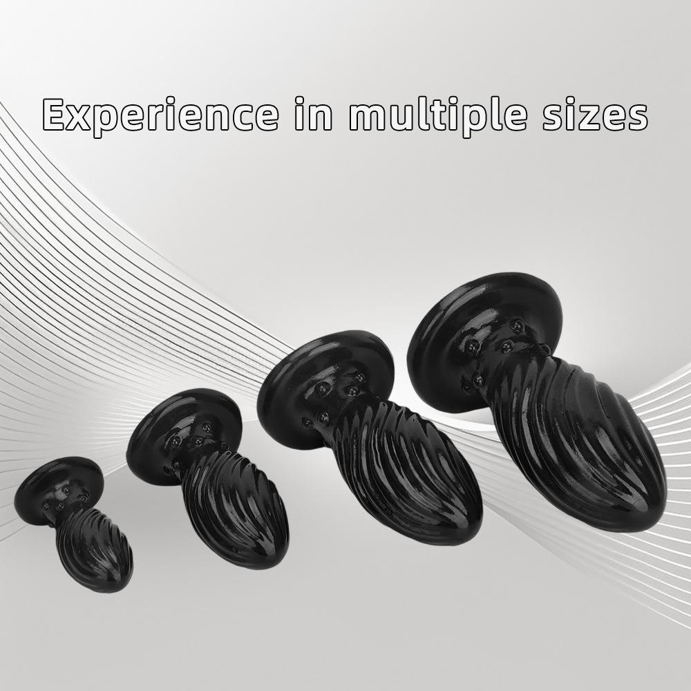 PVC Anal Plug Smooth Butt Plug Prostate Massager Adult Sex Toy for Men Women Fisting 18+