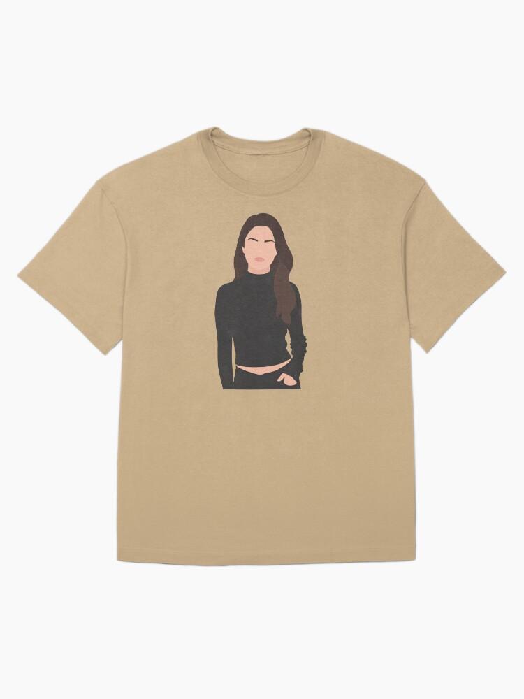Selena Gomez Lineless Illustration Oversized T-Shirt