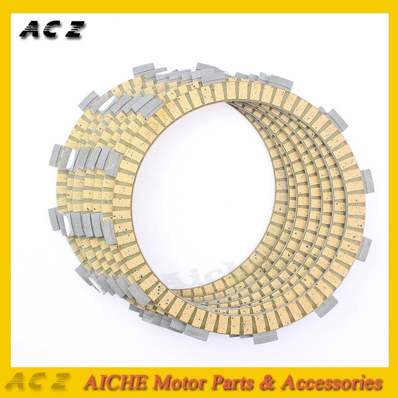 Motorcycle Clutch Friction Plates Paper-Based Clutch Frictions Plate Kit for Kawasaki ZZR400 ZRX400 KLE 400 / 500 1989-2003