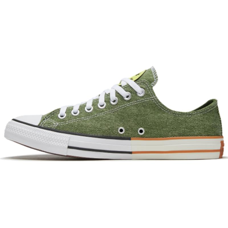 

Converse Chuck Taylor All Star Round Toe Lace-Up Low Top Canvas Shoes Unisex Forest Green 37.5