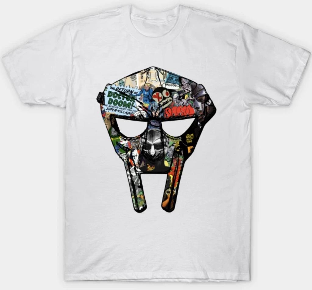 MF DOOM MadVillain Hip Hop T shirt Adult S-3XL White Fan Art