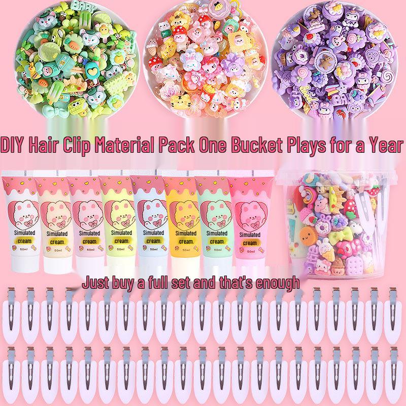 

Children s DIY Hair Clip Kit: Cute Resin Accessories for Handmade Hair Clips