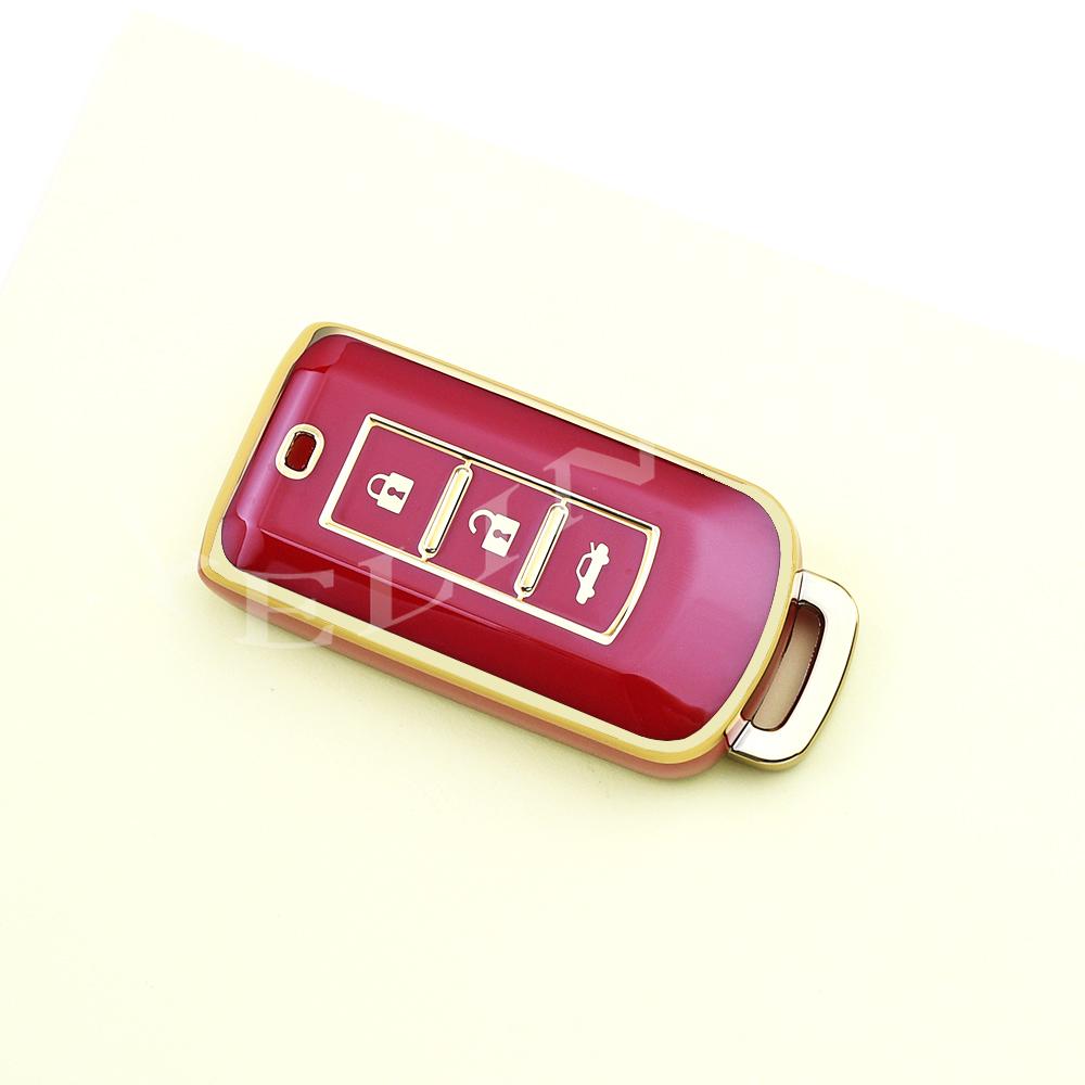 Soft Tpu 3 Button Key Cover For Mitsubishi Xpander Outlander Asx Pajero Eclipse Cross Montero Remote Car Key Case Cover Shell