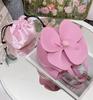 Französische Blütenblatt-Blumen-Handtasche - Frühlings-Tragetasche & Umhängetasche mit Kette für Damen