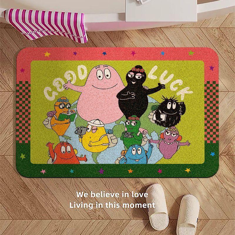 Diatom Mud Bathroom Floor Mat - Water Absorbent, Non-slip, Cartoon Dad Design 40x60cm