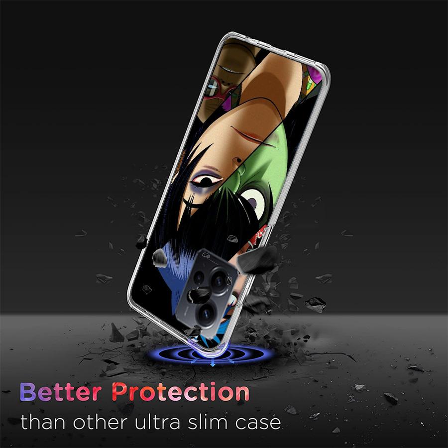Gorillaz Anime Phone Case For Redmi 12 13C 12C 15C 9 10 10C Note 13 Pro Plus 14 15 Pro 9T 9C 9A TPU Soft Cover Clear Cell Cases