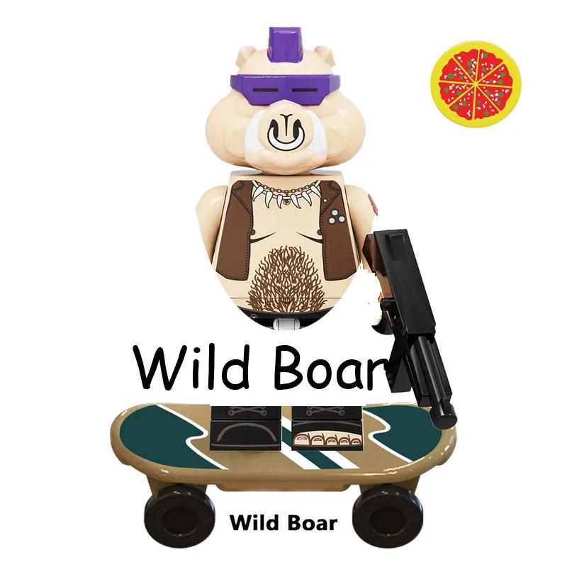 Ninja Turtles Leonardo Raphael Michelangelo Donatello Shredder Splinter Model Building Blocks Action Figure Cartoon Movie Toys