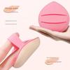 Set of 10 Powder Puff Sponge Portable Design for Natural Makeup Finish Daily Use