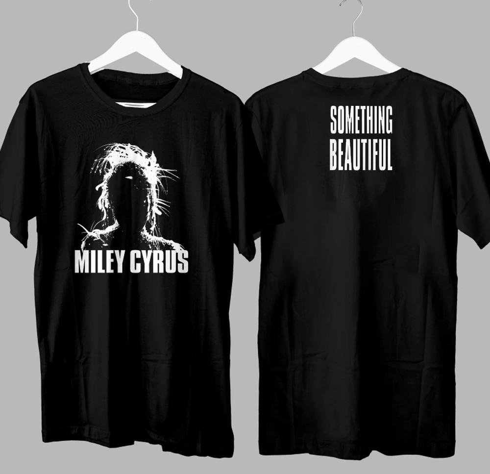 New Miley Cyrus Album  Something Beautiful   Cotton Unisex All Size 22D374 Unisex T-Shirt S