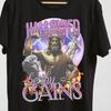 Lustiges Jesus Fitness T-Shirt, Geheiligt seien deine Gains, Meme Workout Tee