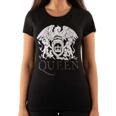 Womens/Ladies Diamante Logo T-Shirt