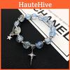 Deep Arrival New Sea Gradient Glass Bead Bracelet For Women Chic Trendy And