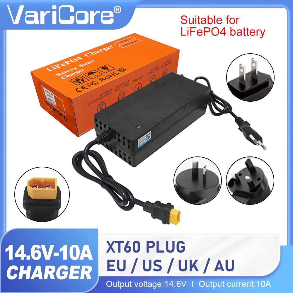 12v 20A 10A 4S High Power 14.6V/12.8V Lifepo4 Charger 110-220V for Lithium iron phosphate Battery Pack