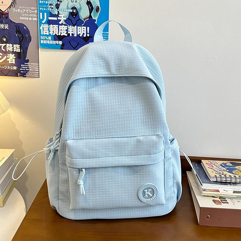 Small Fresh Student Schoolbag New Ins Literary, Light and Simple Daily Commuting Junior High School Student Backpack