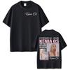 Singer Kenia Os Pink Aura Tour 2025 Album Merch T Shirt Unisex Women Casual Oversized TShirts Fashion High Quality Cotton T Shirts