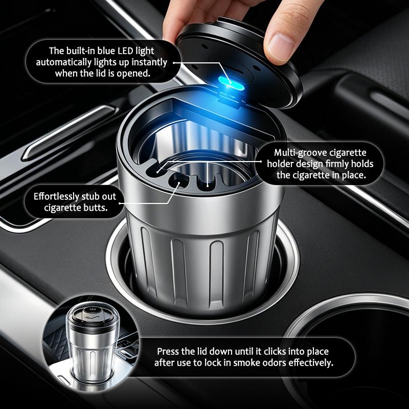 Car Mounted Coffee Cup Style Ashtray Auto Interior Accessories For Benz CITAN VITO SPRINTER CLS SLK Sport ML C200 C260 C300 W205 AM0