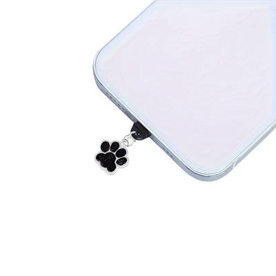1 stuks voor telefoon Samsung Type-C interface telefoon stofplug kattenklauw schattige telefoon stofplug accessoires hanger