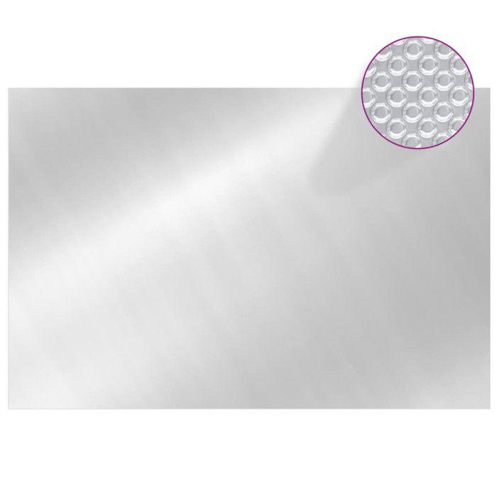 Bâche solaire - vidaXL - Rectangulaire - 600x400 cm - PE épais - Argenté