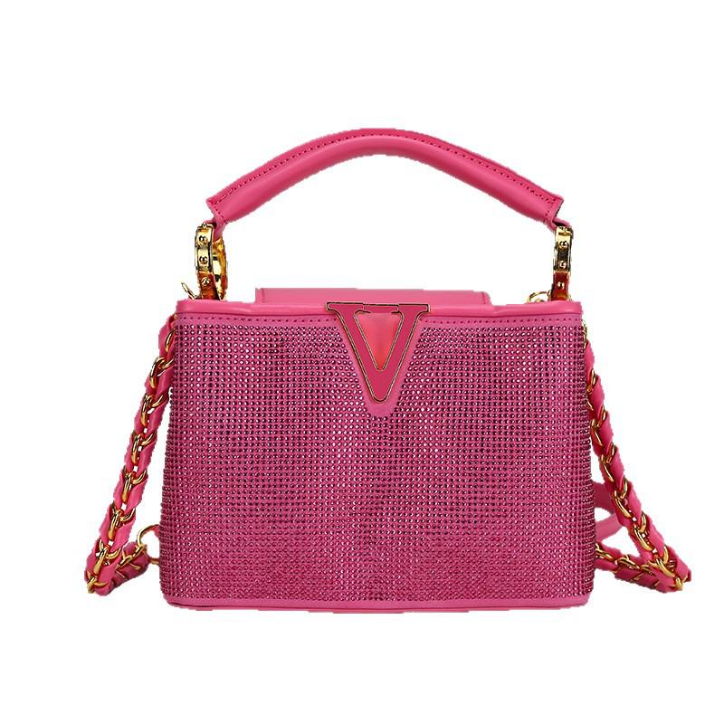 Guifei 2024 Retro Diamond-Inlaid Women's Shoulder & Crossbody Bag