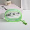 1pc Mini Storage Bag Transparent PVC Zipper Pouch Chargers Data Cables Earphones Jewelry Lightweight Portable Travel & Daily Use