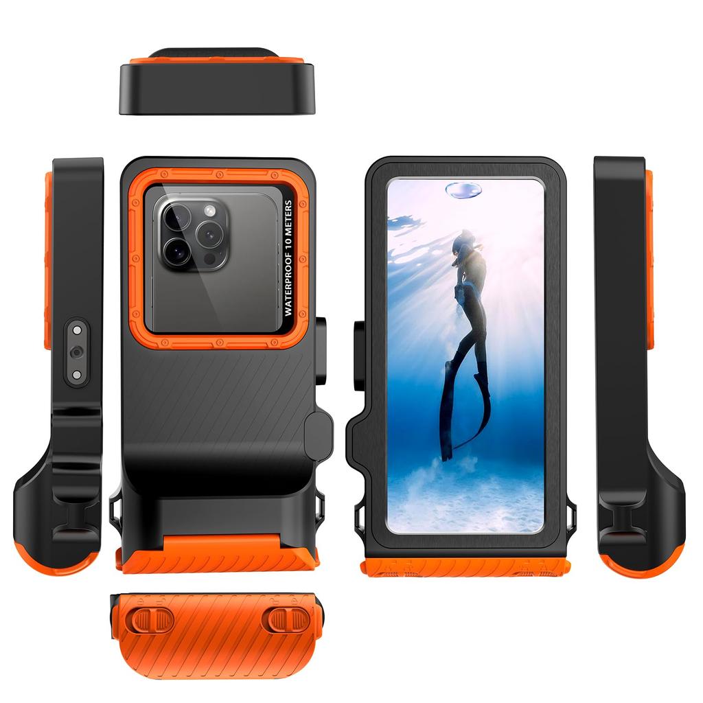 Latest Touch Diving Case for Waterproof Smartphone Case for Underwater IPX8 Standard Waterproof to Underwater Touch Strap Compatible with Devices
