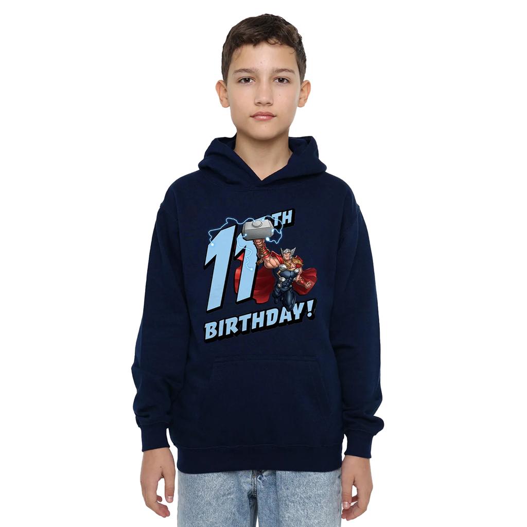 Marvel Childrens/Kids Thor 11th Birthday Hoodie