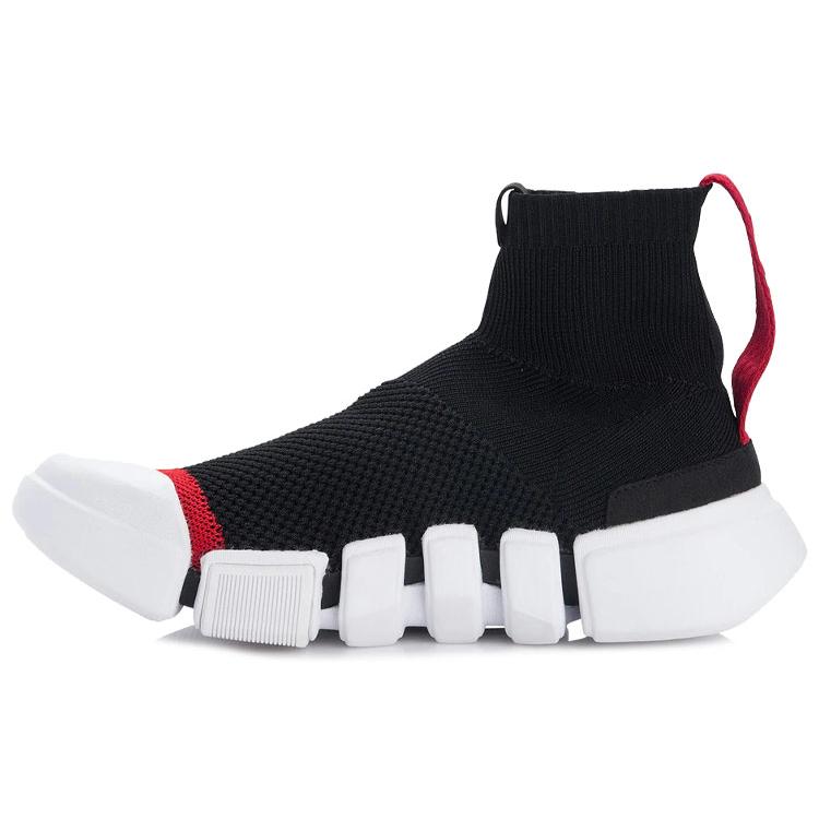 

LiNing Essence 2 High Top Vintage Basketball Shoes Men s Black White 43