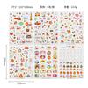 6Pcslot Korean Waterproof Cartoon Cute Transparent Diy Decoration Stickers Hand Account Stickers Kawaii Plastic Cup Stickers