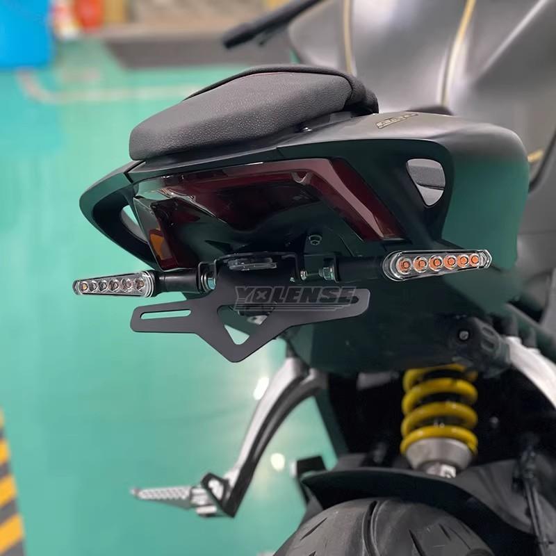 For QJMOTOR SRK800RS SRK 800RS 2025 Motorcycle Rear License Plate Holder Bracket Mount Tail
