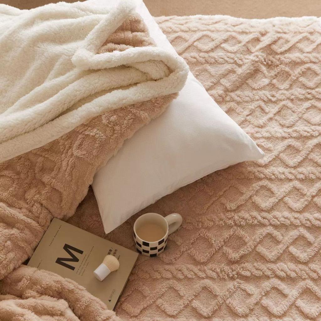 Bed Blanket Children Adults Warm Winter Blankets and Throws Thick Wool Fleece Throw Sofa Bed Cover Duvet Soft Bedspread