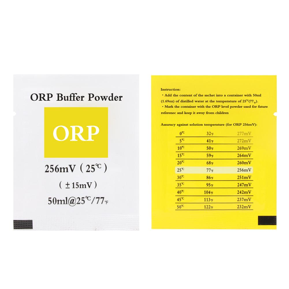 5/10pcs ORP Calibration Powder Package ORP Buffer Powder ORP Measuring Calibration Solution 256mV ORP Meter Powder