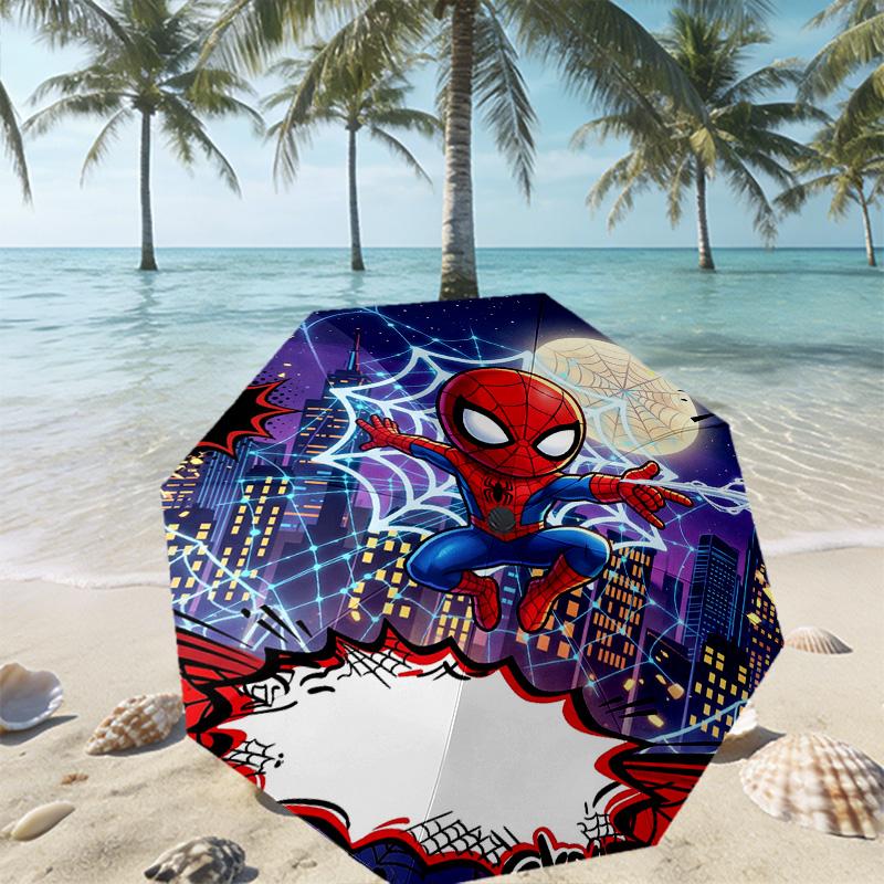 SpiderMan Print Umbrella Automatic Opening/ Closing - Portable Foldable Design - Daily use for Travel/Outdoor - Gift for Birthday