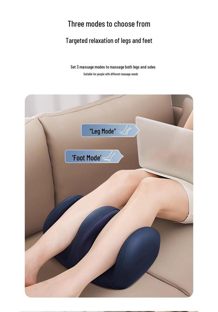 Masajeador de pantorrillas cruzado, máquina automática de spa para pies con amasado, para piernas bonitas y alivio muscular