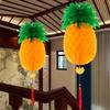 The Pineapple Lantern Is Not Easy To Fade, This Lantern Can Be Opened And Stored Easily For Its Compact Size. Hanging Pineapple